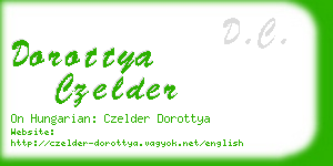 dorottya czelder business card